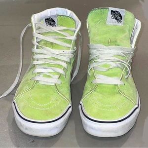 SOLD Light green skate high Vans